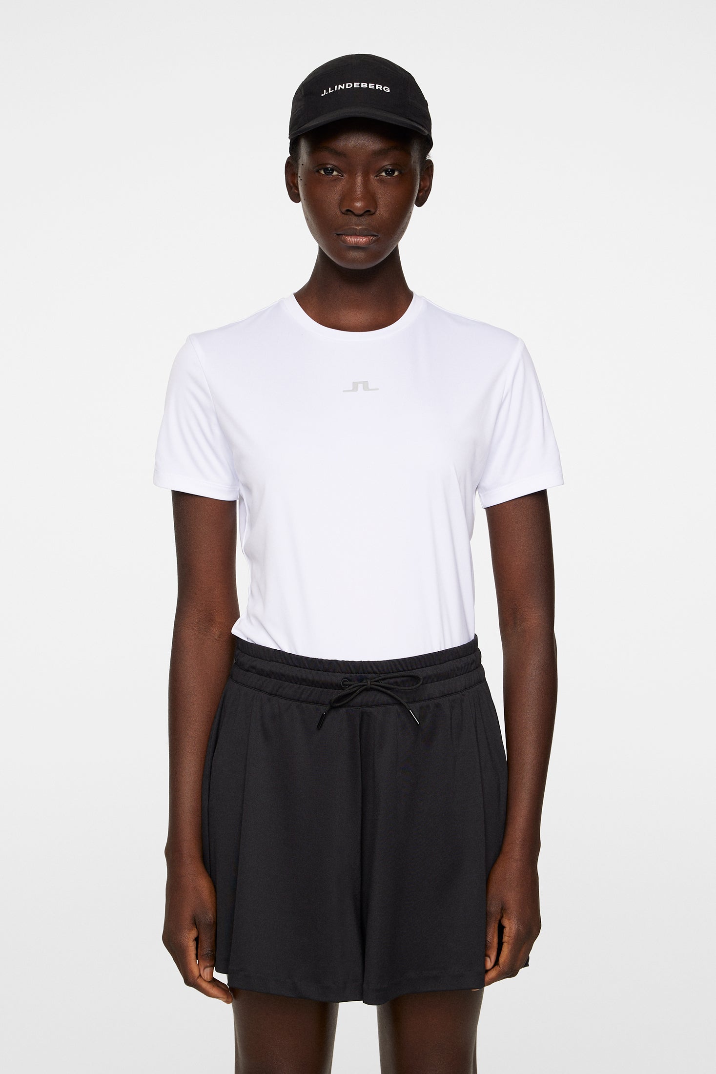 J.Lindeberg Womens Ada T-Shirt - WHITE | Golf Anything Canada