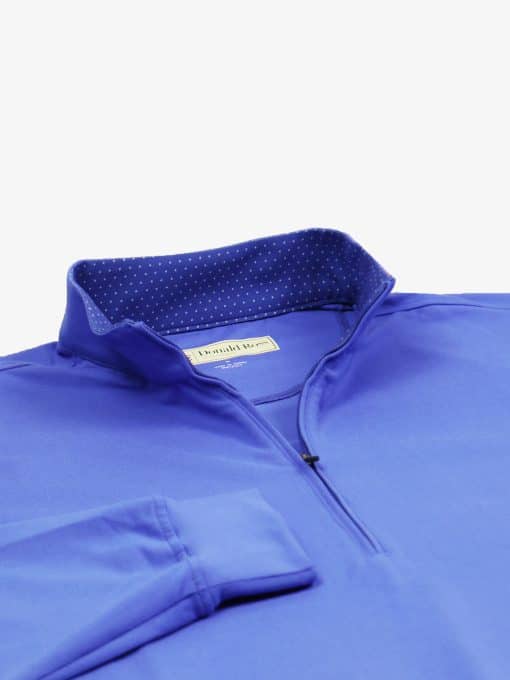 Donald Ross Mens Classic Fit Super Golf Performance Fleece Pullover  - ROYAL