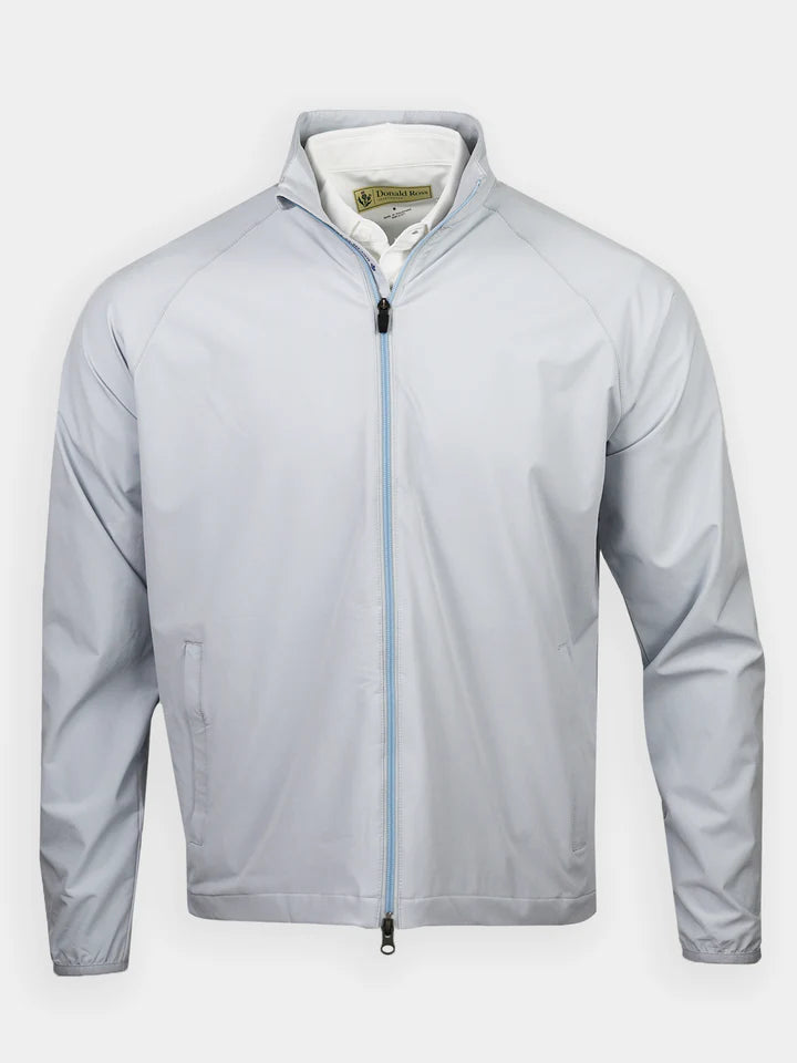 Donald Ross Mens Classic Fit Hartford Full Zip Jacket - GRANITE