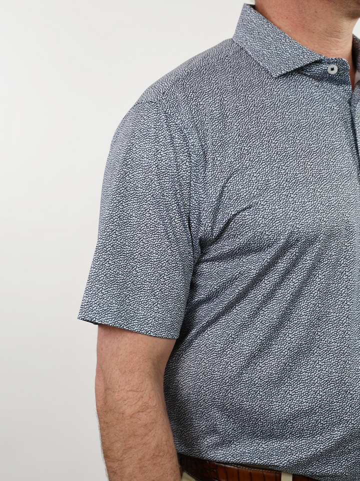 Donald Ross Mens Classic Fit WINCHESTER Polo - SLATE