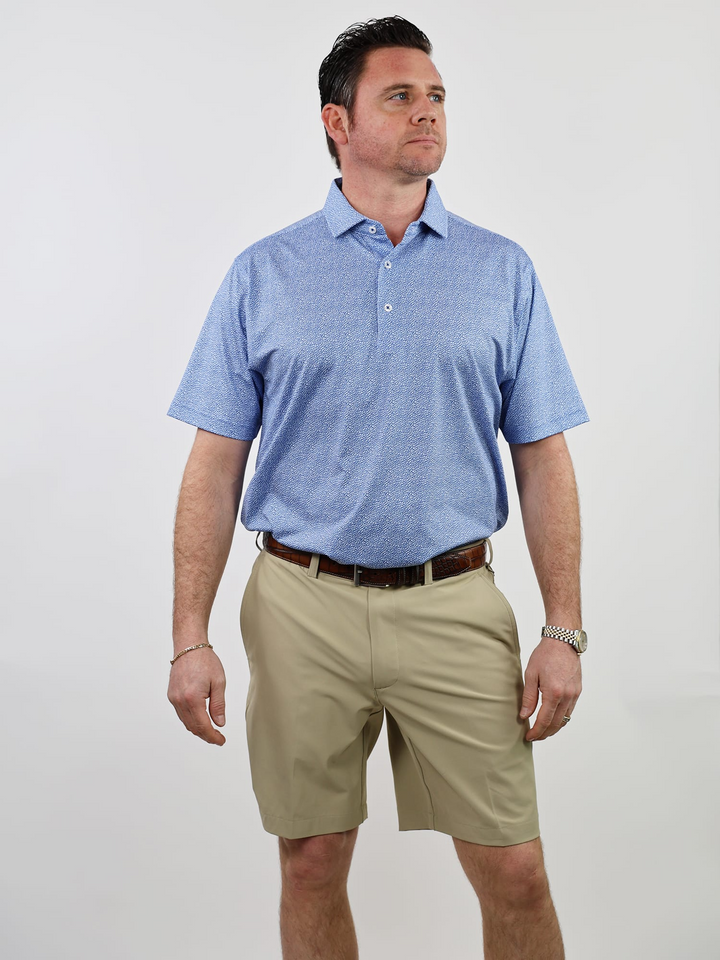 Donald Ross Mens Classic Fit WINCHESTER Polo - JUNIPER