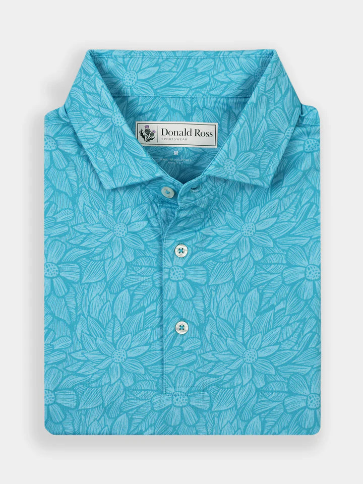 Donald Ross Mens Classic Fit WHITINSVILLE Polo - CAPRI