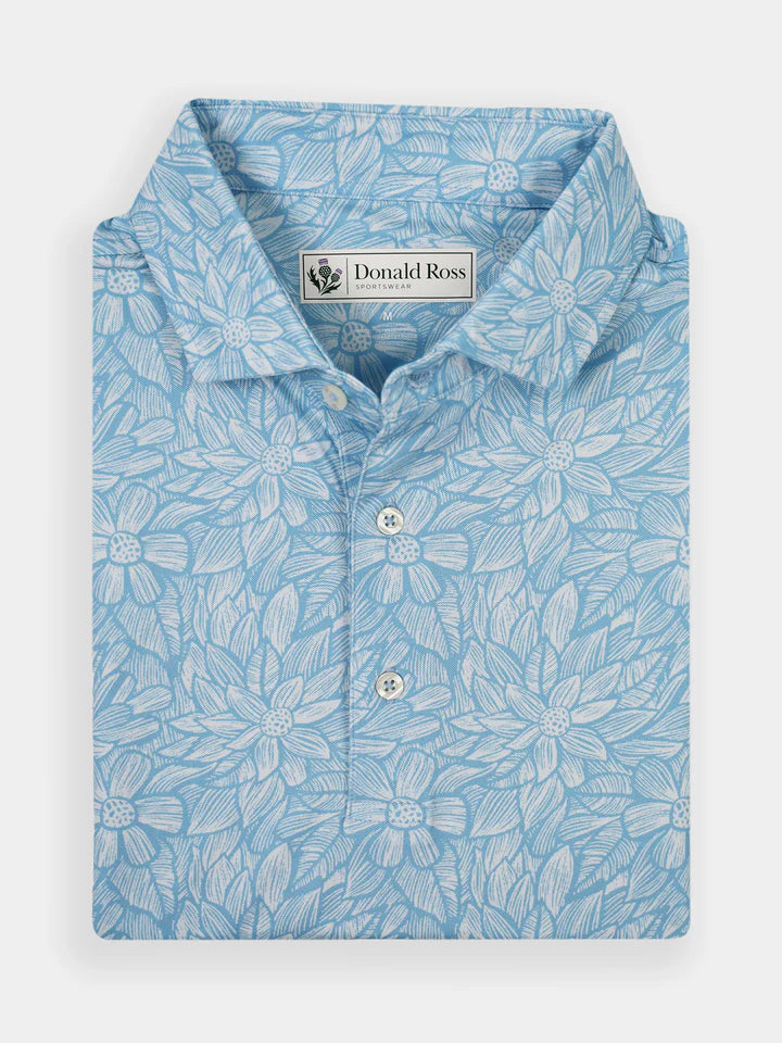 Donald Ross Mens Classic Fit WHITINSVILLE Polo - NEPTUNE