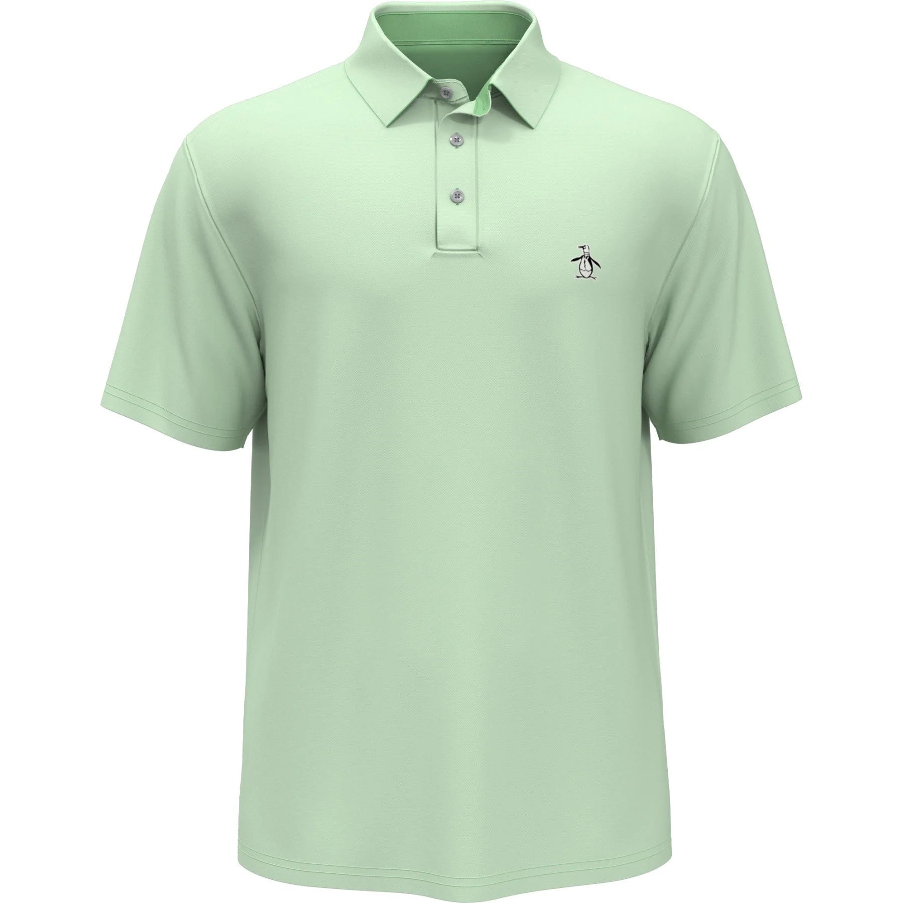 Original Penguin Mens Eco Oxford Performance Polo GREEN ASH