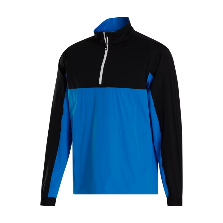 Footjoy Men's HydroKnit Pullover - BLACK / BLUE