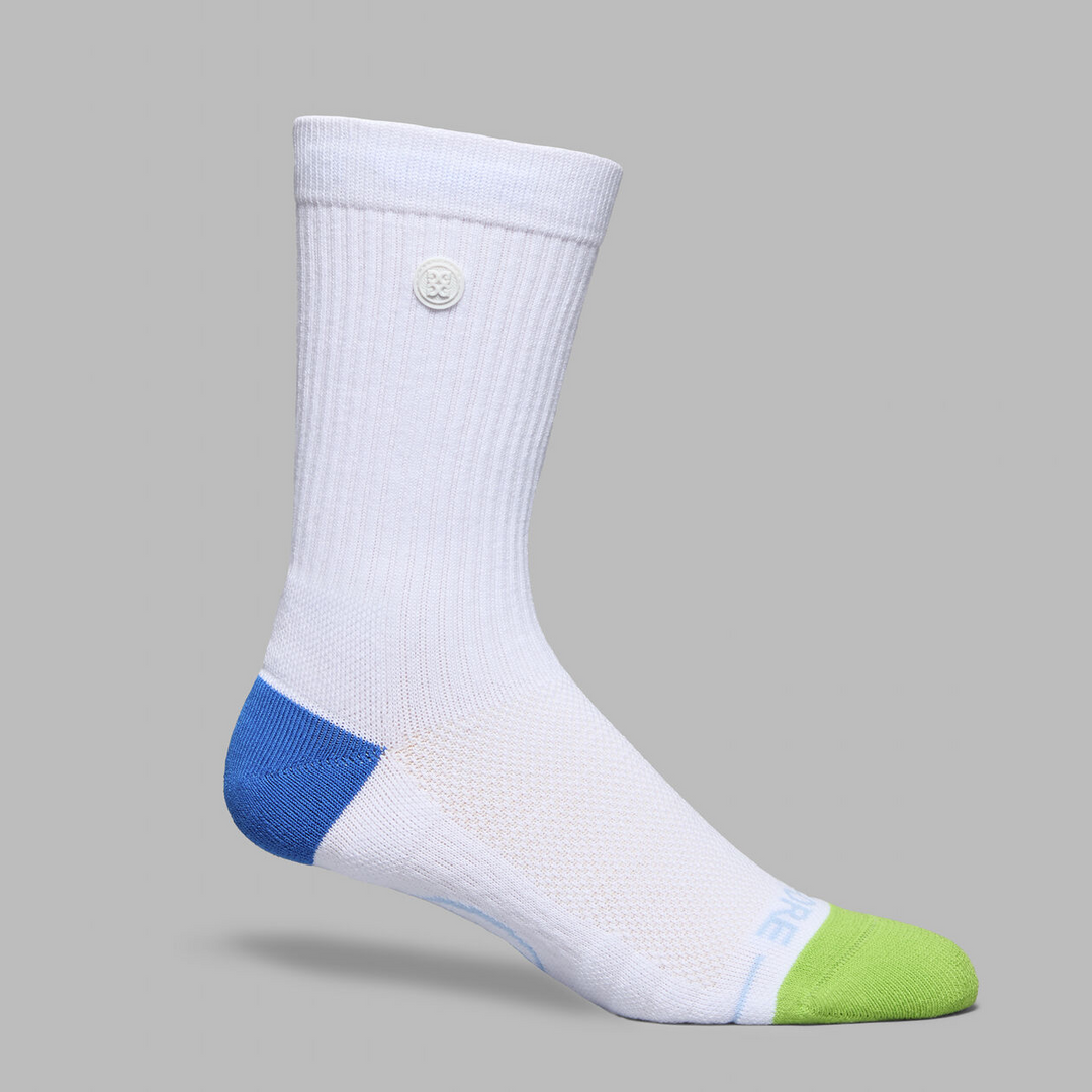 G/FORE MEN'S CIRCLE G'S CREW SOCK - SNOW