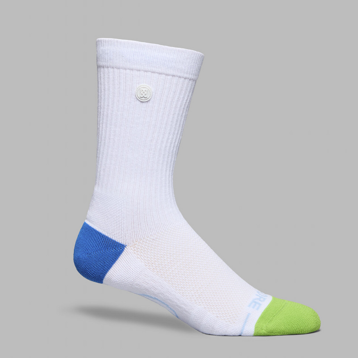 G/FORE MEN'S CIRCLE G'S CREW SOCK - SNOW