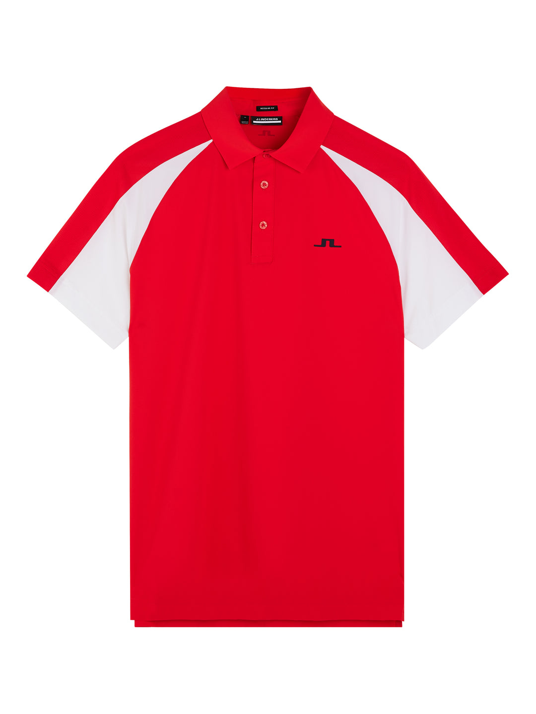 J.Lindeberg Mens Nial Regular Fit Polo - FIERY RED