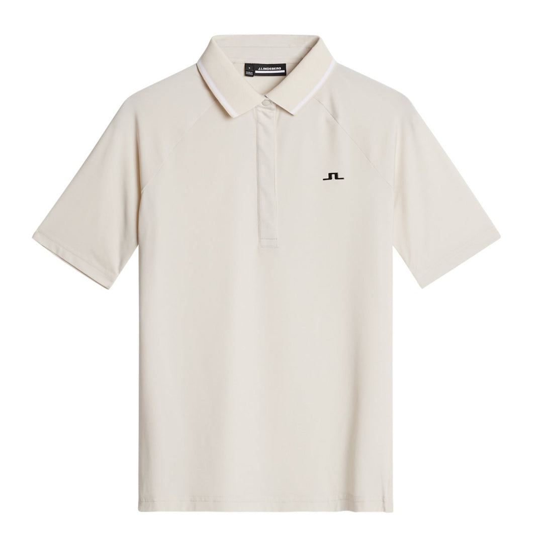 J.Lindeberg Women's AMY Polo - MOONBEAM