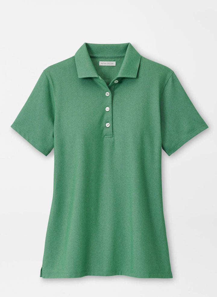 Peter Millar Womens Albatross Short-Sleeve Polo - Field Green