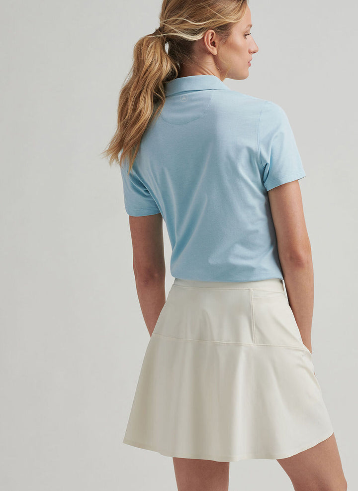 Peter Millar Womens Albatross Short-Sleeve Polo - Skylight