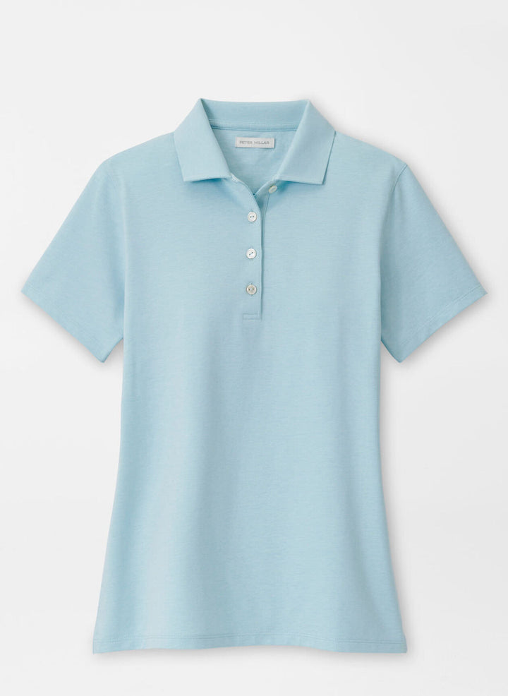 Peter Millar Womens Albatross Short-Sleeve Polo - Skylight