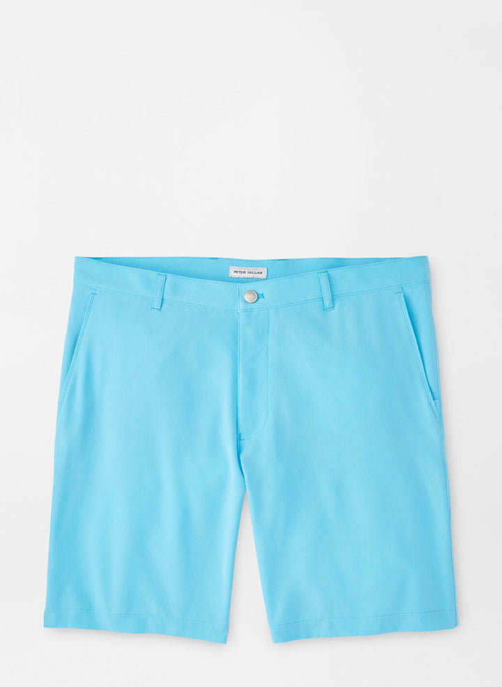 Peter Millar Mens Classic Fit Shackleford Performance Hybrid Short - Maya Blue
