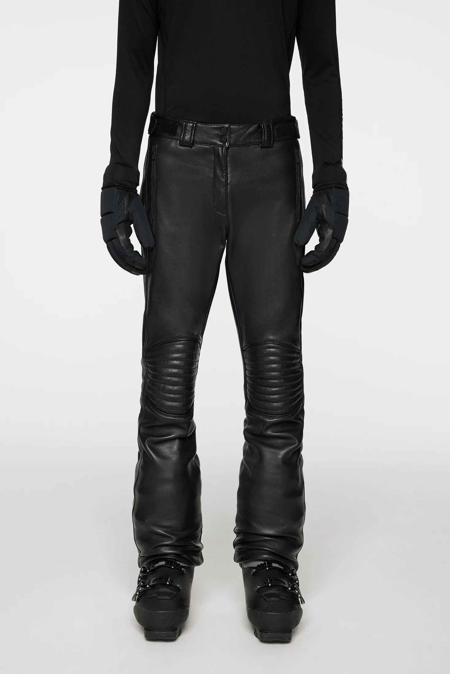 J.Lindeberg Men's SONNY Leather Ski Pant - BLACK