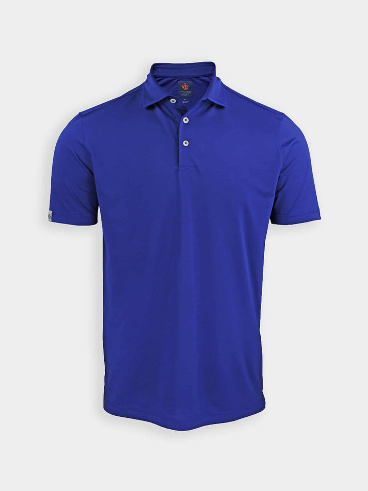 Donald Ross Mens Donny Solid Baby Pique Sport Fit Polo - NAVY - Golf Anything Canada