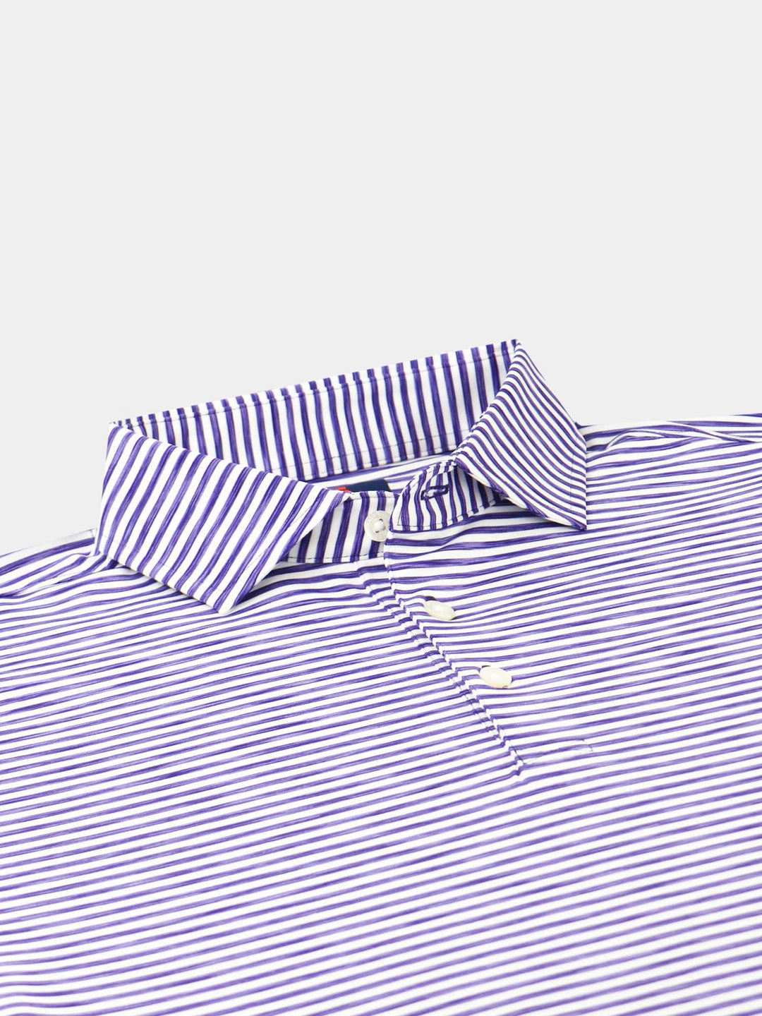 Donald Ross Sport Fit Mens Short Sleeve Cecil Polo - PERIWINKLE/WHITE