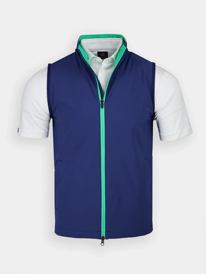 Donald Ross Mens Sport Fit Jude Vest - NAVY