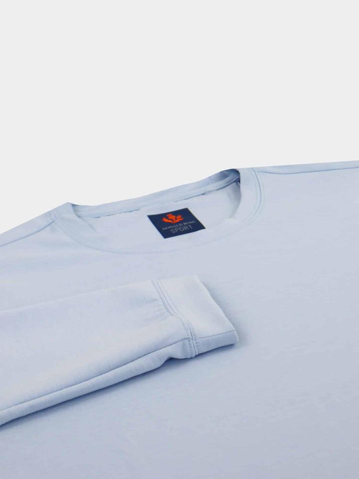 Donald Ross Mens Sport Fit Dundee Crewneck - SKY BLUE