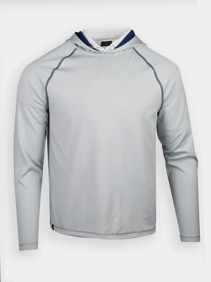 Donald Ross Mens Sport Fit Forbes Hoodie - GRANITE