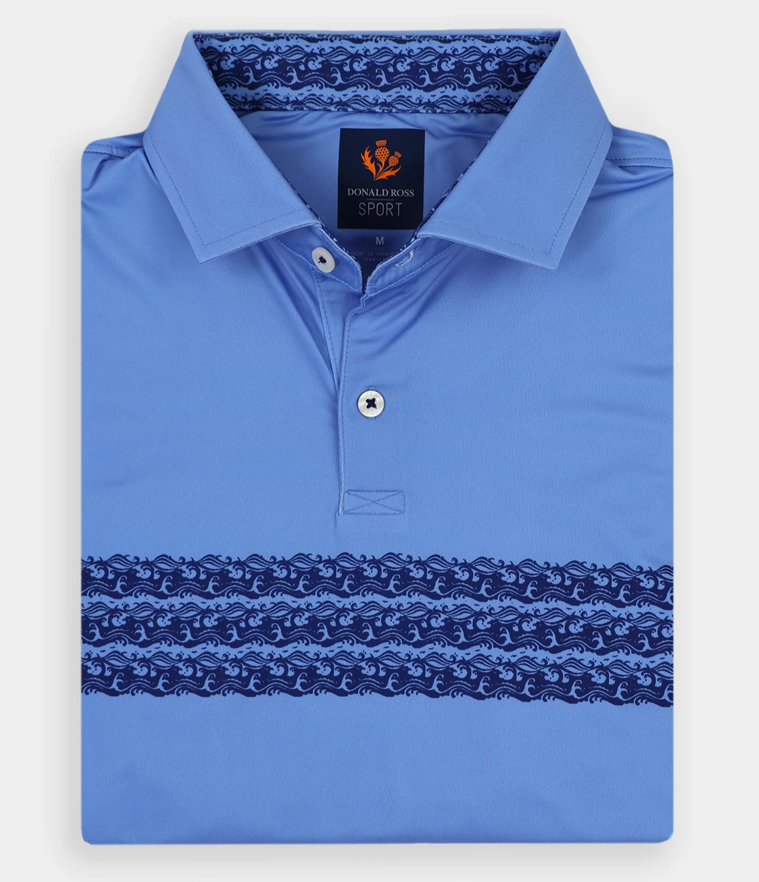 Donald Ross Mens Sport Fit THEO Polo - HARBOR / NAVY
