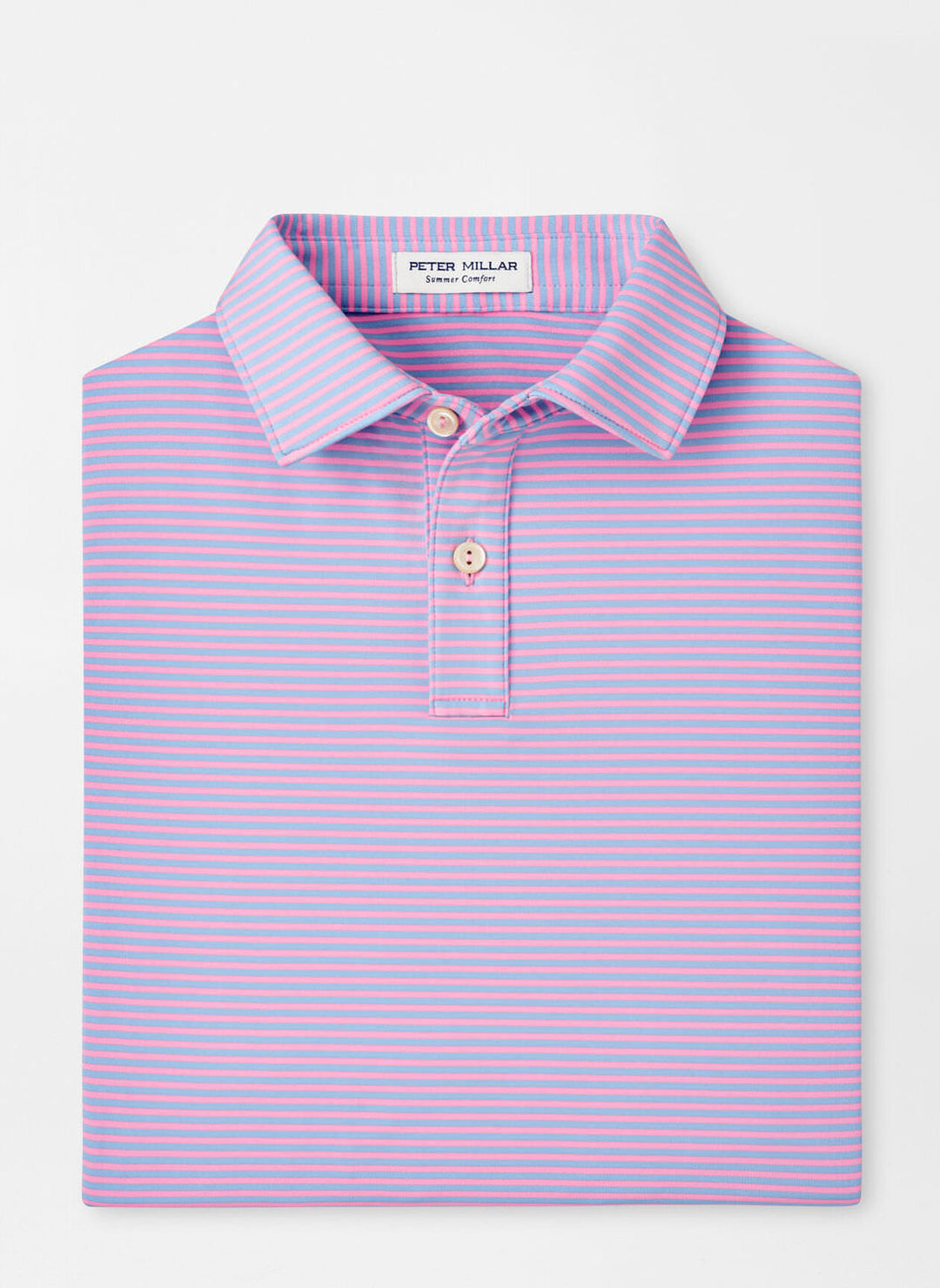 Peter Millar Youth Hales Performance Jersey Polo - Pink Vale