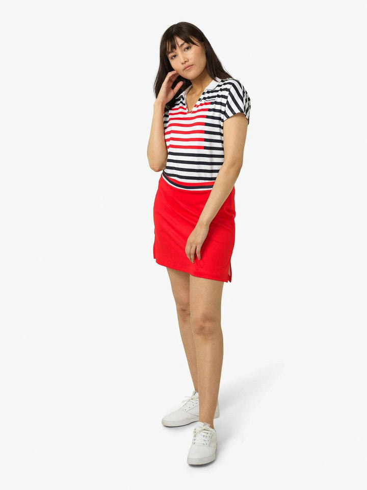 Cross Sportswear Womens Hidden Polo - WHITE