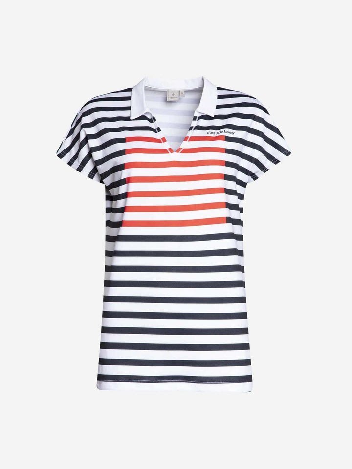 Cross Sportswear Womens Hidden Polo - WHITE