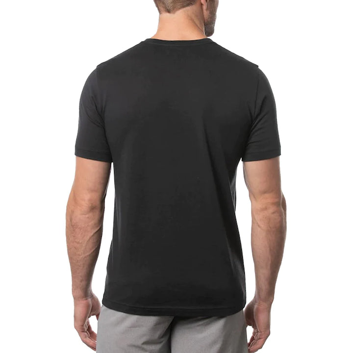 TRAVIS MATHEW MENS DAD BOD 2.0 T-SHIRT - BLACK
