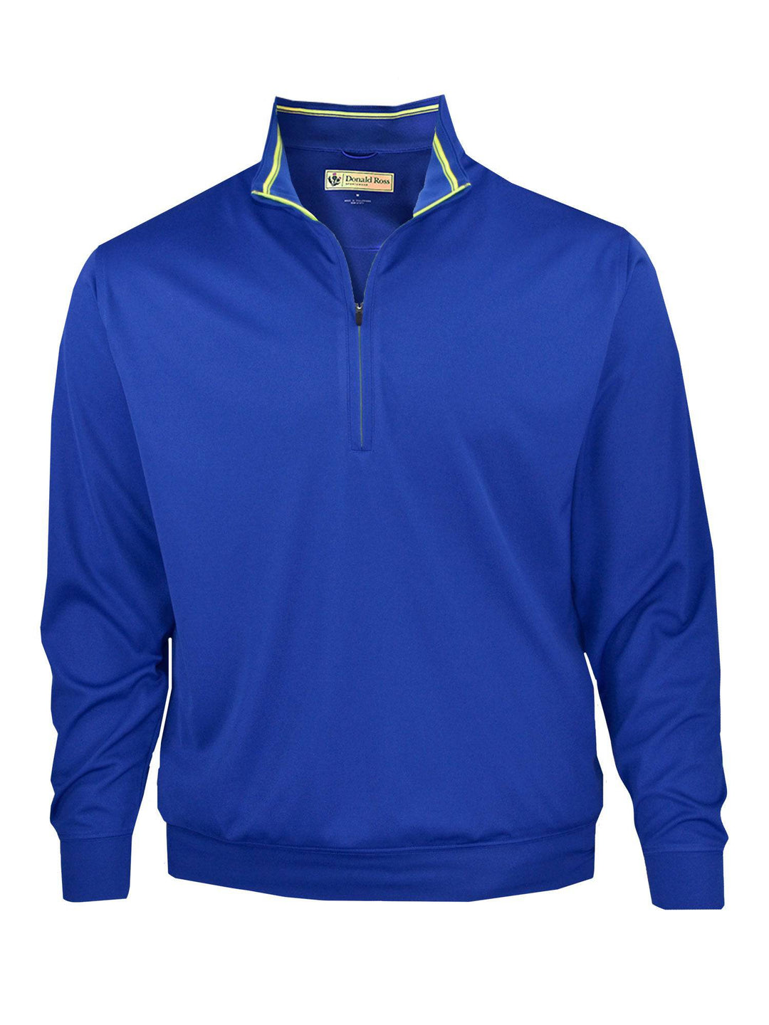 Donald Ross Mens Classic FitFairway Pullover - NAVY / MOROCCO