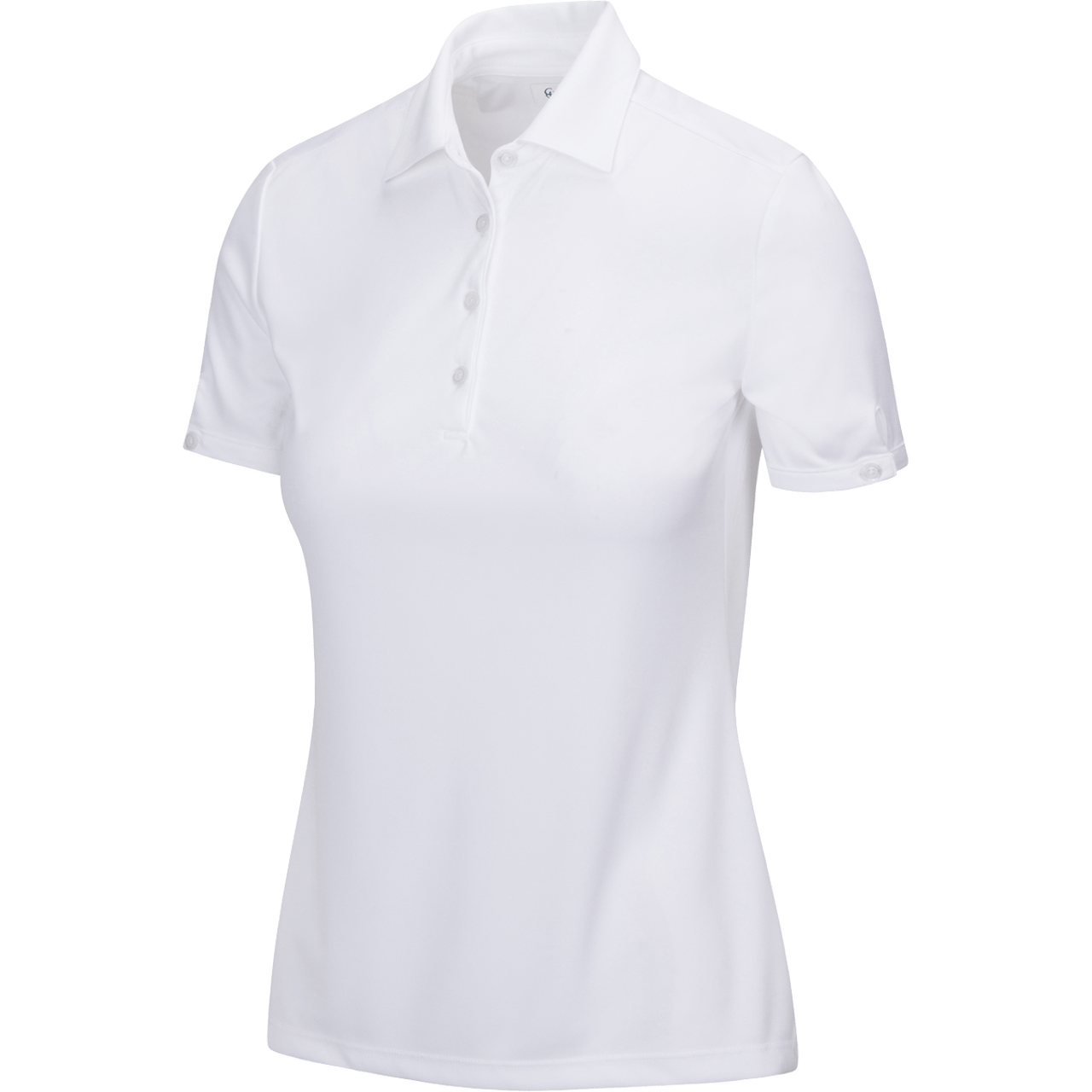 Greg Norman Womens ML75 2Below Short Sleeve Polo WHITE Golf
