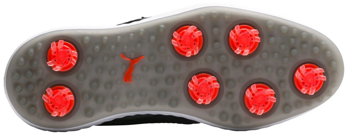 Puma Men's TOUR - IGNITE PWRAdapt Caged Golf Shoes - QUIET SHADE - PUMA SILVER - PUMA BLACK