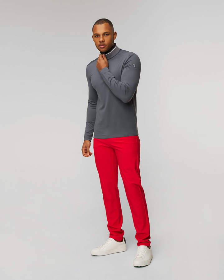 Chervo Men's TEACHER Pro-Therm®  1/4 Zip Mid Layer  - GREY