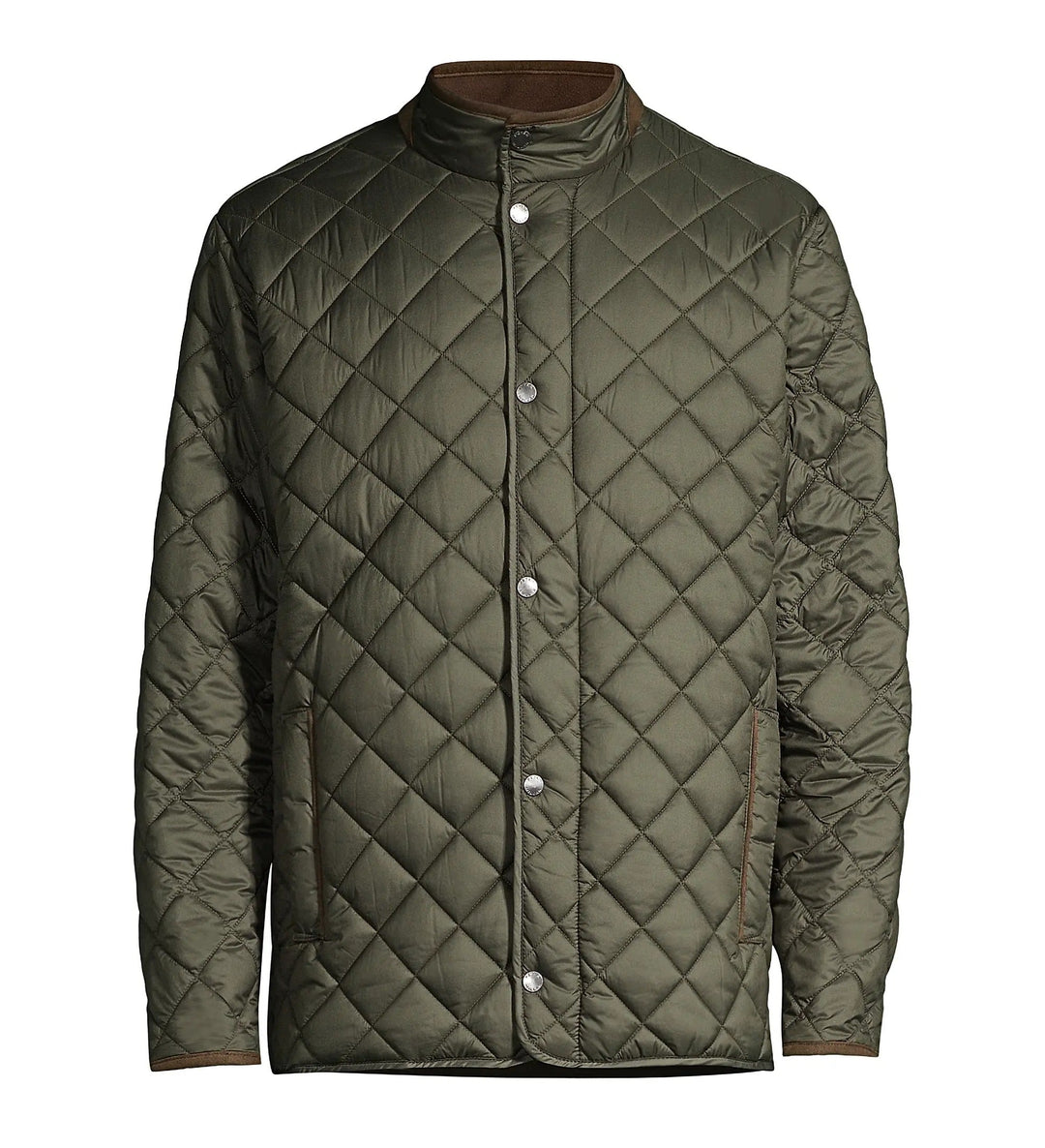 Peter Millar Men's CLASSIC FIT Suffolk Quilted Travel Coat - OLIVE