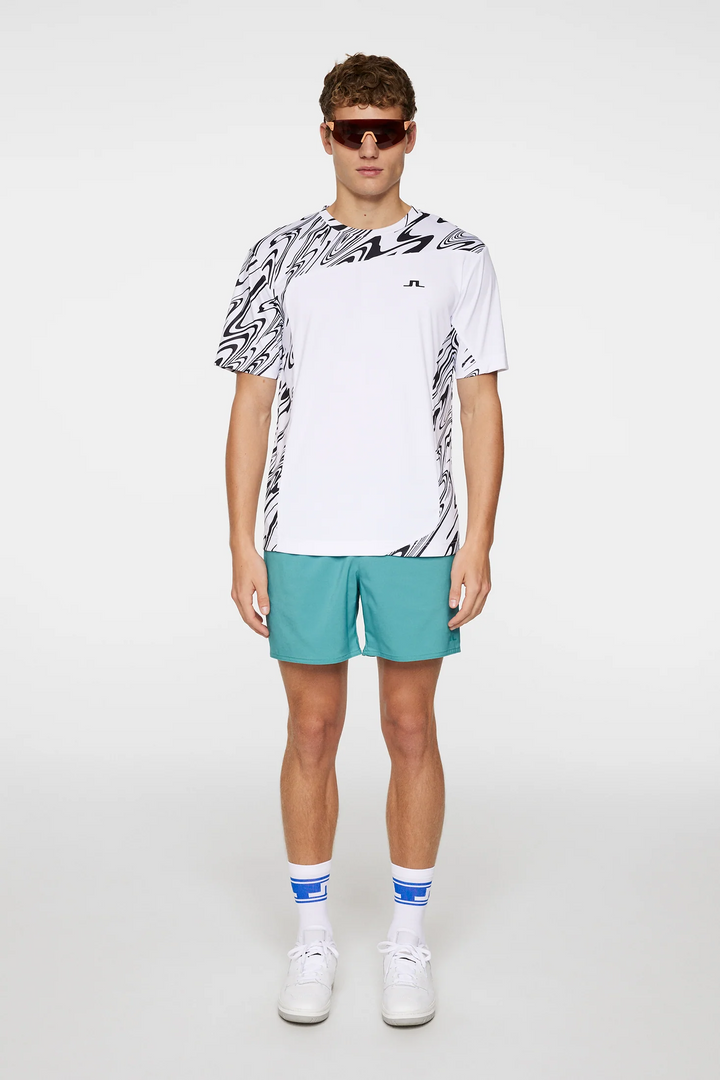 J.Lindeberg Mens Niccolo T-Shirt - LIQUIFY WHITE