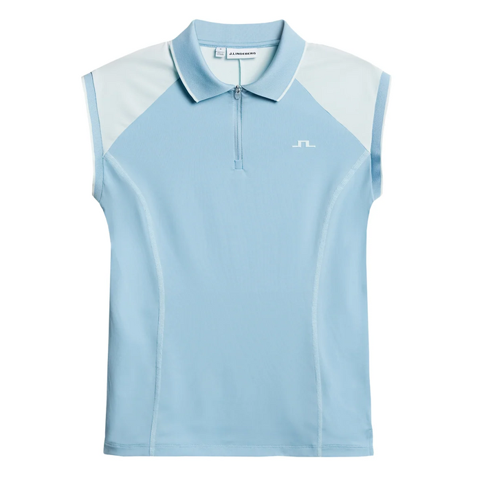 J.Lindeberg Women's Lei Polo - FORGET ME NOT