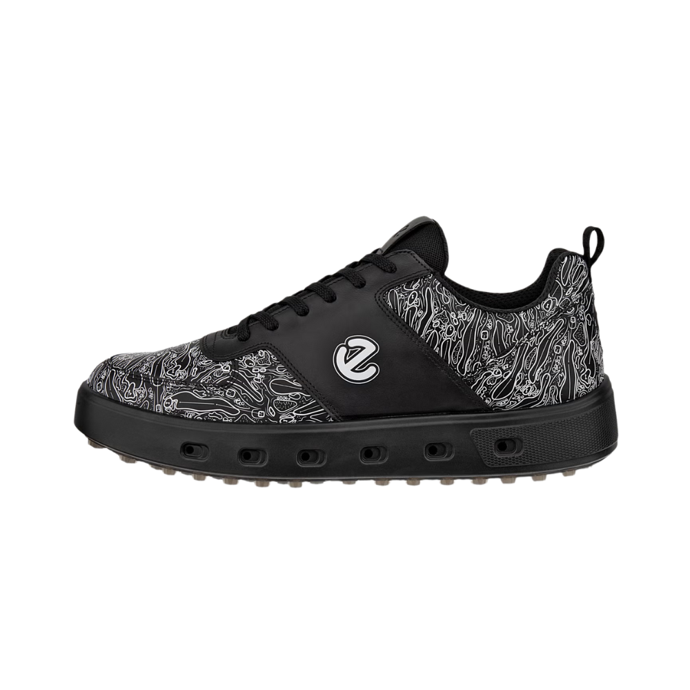 ECCO Men's Golf Street 720 Golf Shoe - BLACK