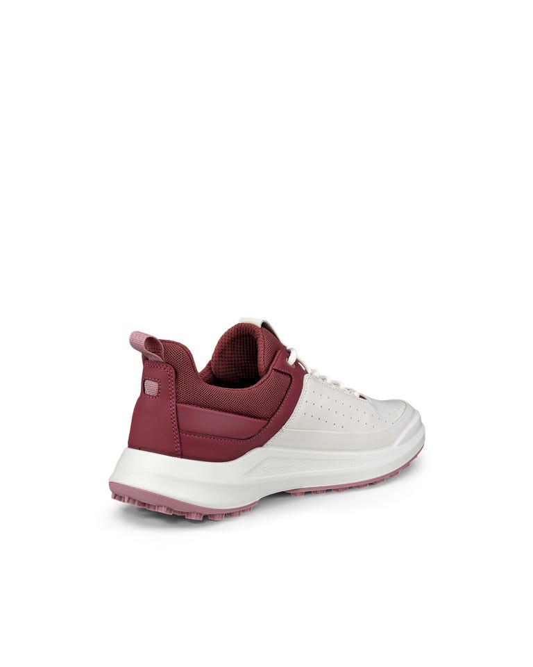 ECCO Women's Golf Core Leather Golf Shoe - WHITE / NOCTURNE