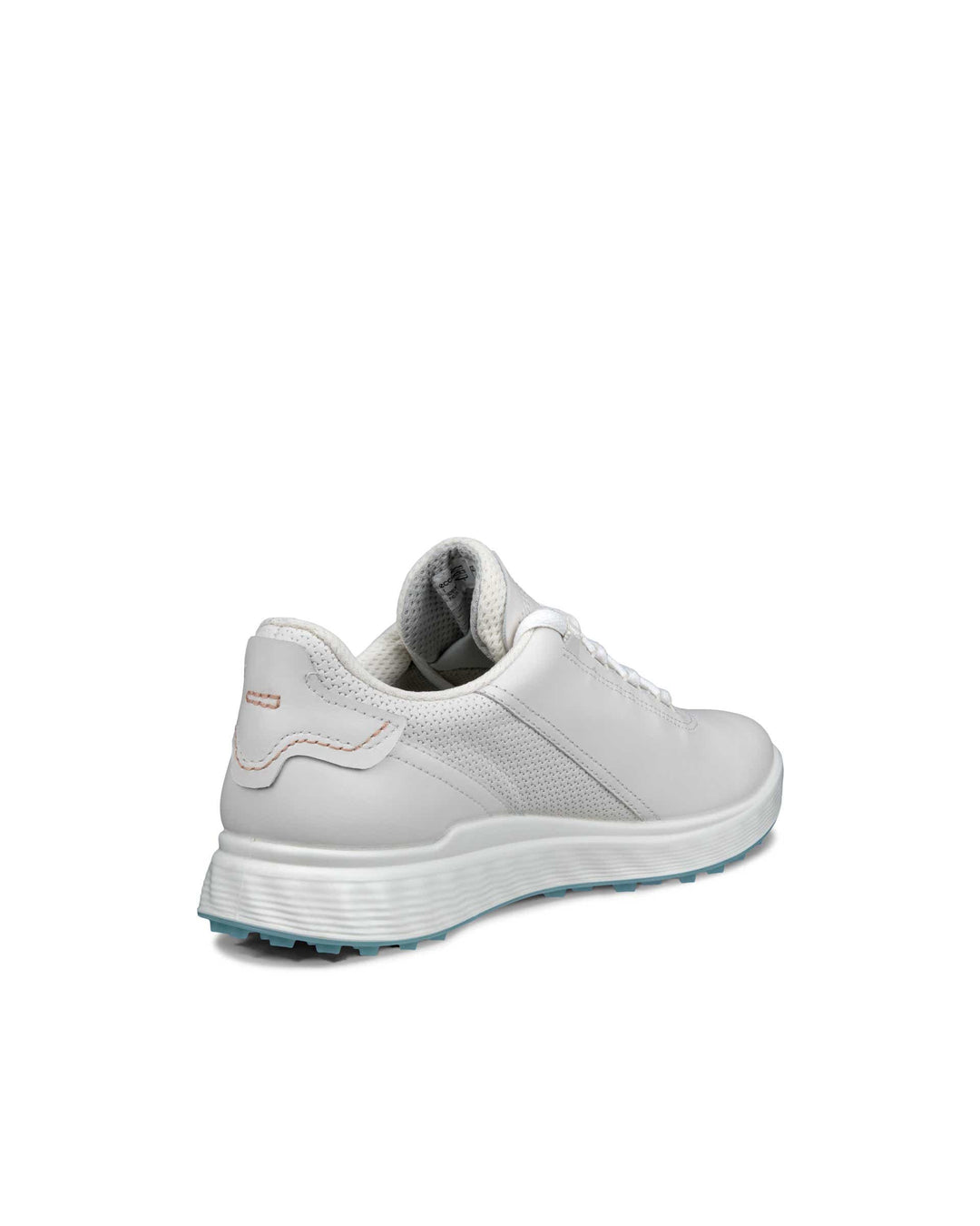 ECCO Women's Golf S-Casual Leather Waterproof Golf Shoe - WHITE