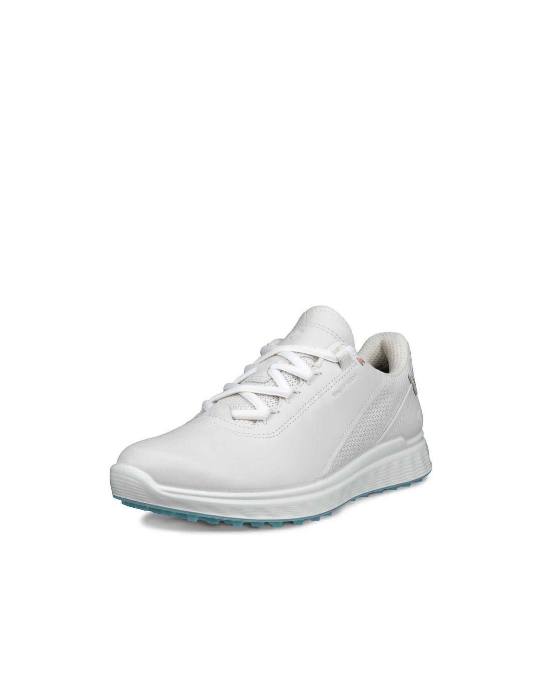 ECCO Women's Golf S-Casual Leather Waterproof Golf Shoe - WHITE