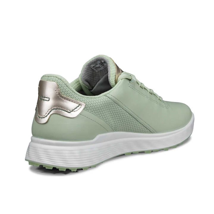 ECCO Women's Golf S-Casual Leather Waterproof Golf Shoe - MATCHA