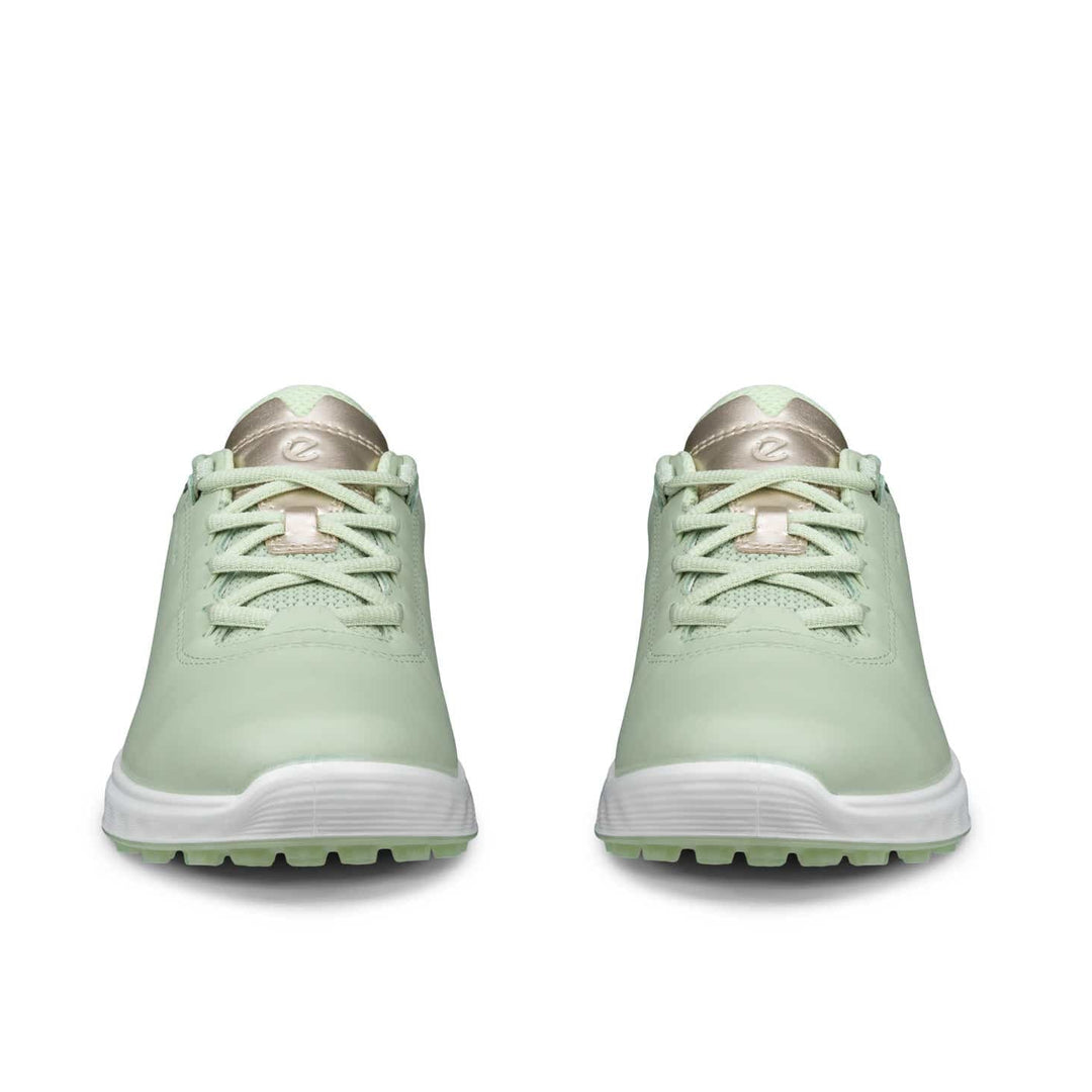 ECCO Women's Golf S-Casual Leather Waterproof Golf Shoe - MATCHA