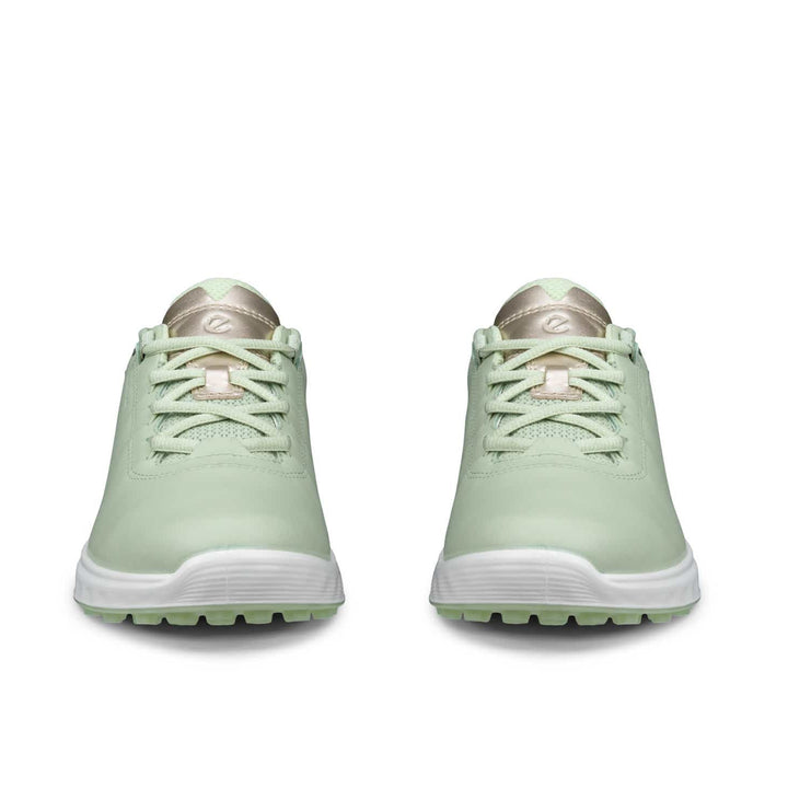 ECCO Women's Golf S-Casual Leather Waterproof Golf Shoe - MATCHA