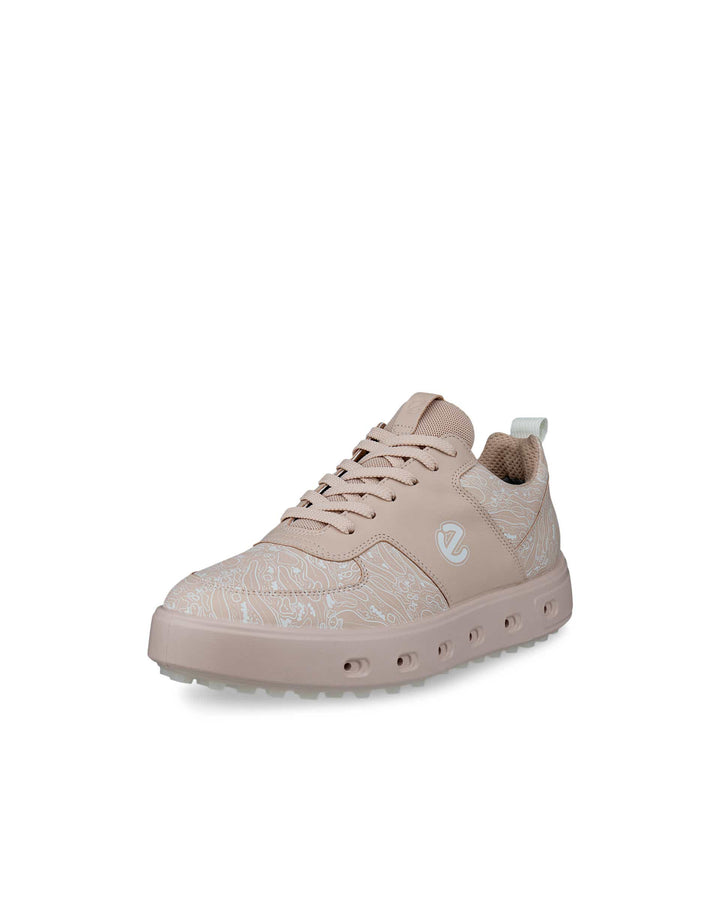 ECCO Women's Golf Street 720 Leather Gore-Tex Golf Shoe - PINK