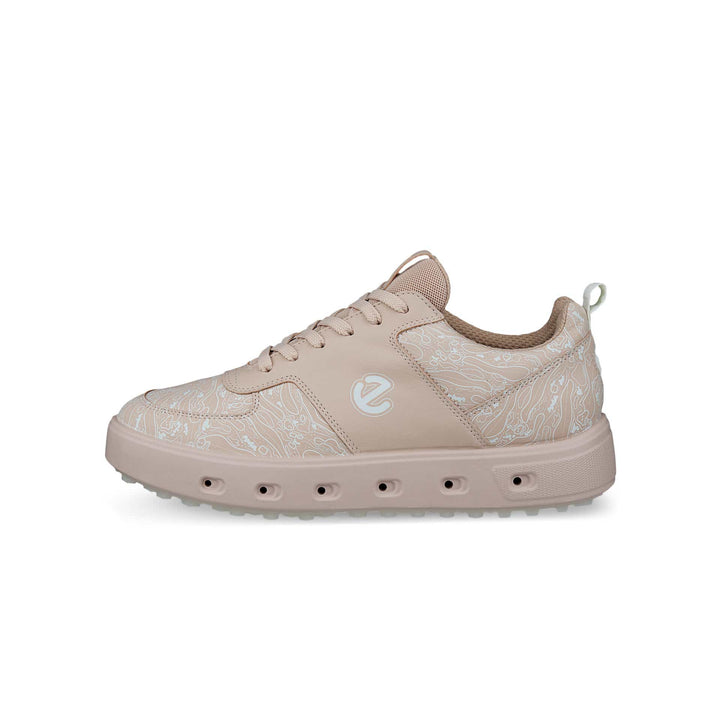 ECCO Women's Golf Street 720 Leather Gore-Tex Golf Shoe - PINK