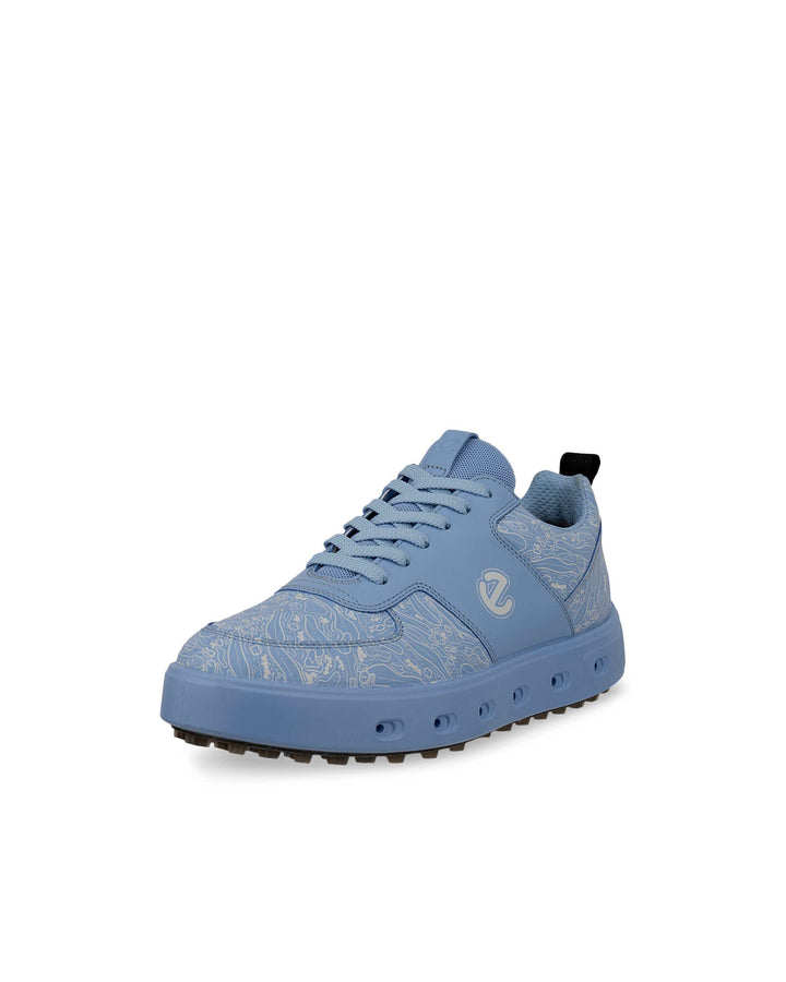 ECCO Women's Golf Street 720 Leather Gore-Tex Golf Shoe - BLUE