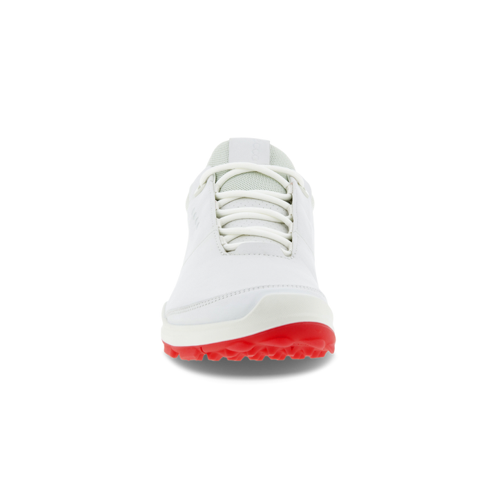 Ecco Womens Golf Biom Hybrid 3 Shoes - WHITE/HIBISCUS