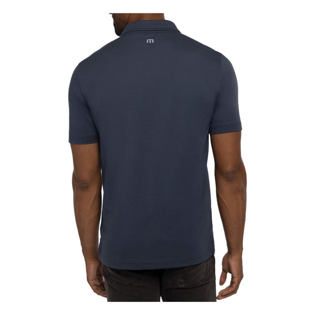 TRAVIS MATHEW MENS GAMBLIN MAN POLO - DRESS BLUES