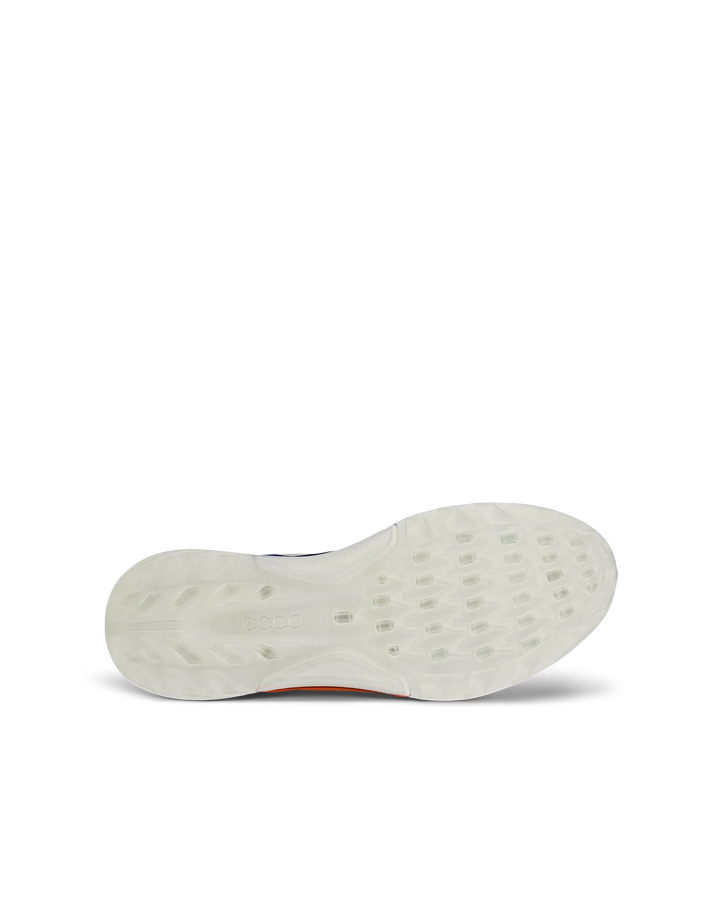 ECCO Men's Biom C4 Leather GORE-TEX Golf Shoes - WHITE / MAZARINE BLUE