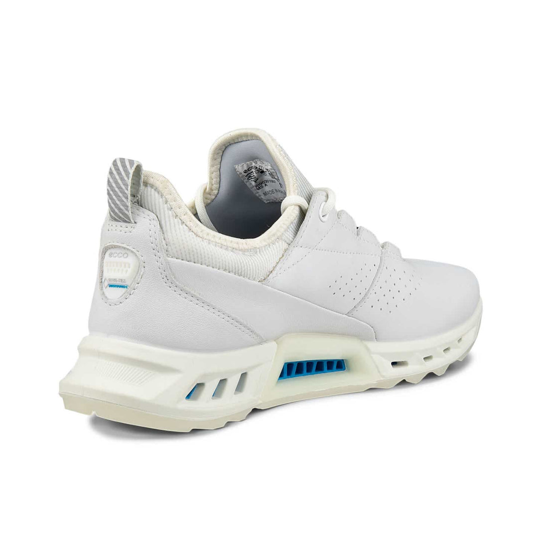 ECCO Women's Biom® C4 Lace Leather Gore-Tex Golf Shoe - WHITE