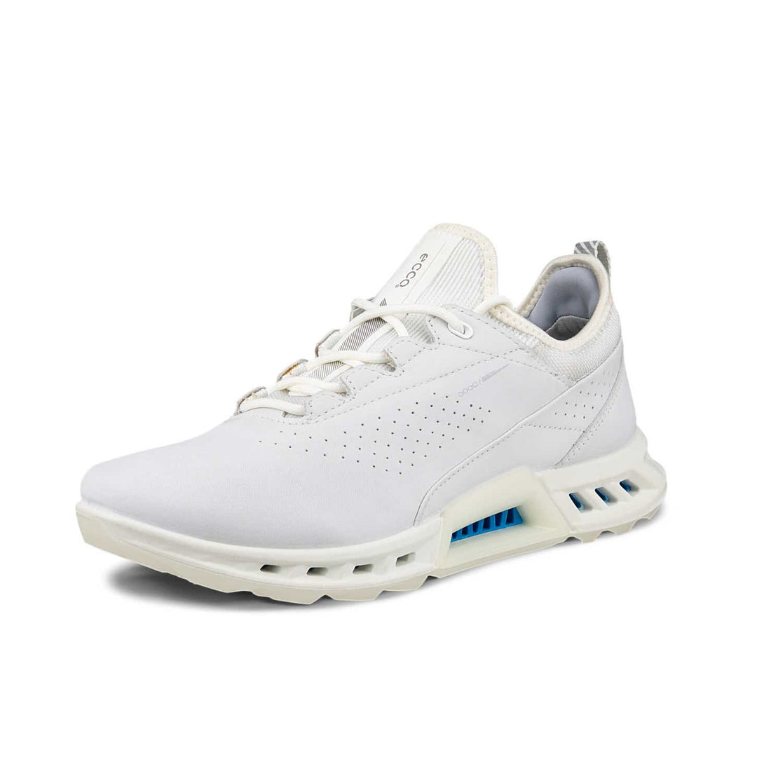 ECCO Women's Biom® C4 Lace Leather Gore-Tex Golf Shoe - WHITE